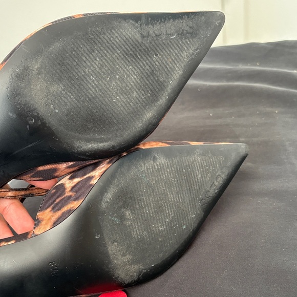 Guess Leopard Print Slingback Heels - Picture 5 of 10